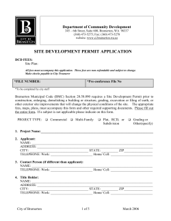 site development permit application
