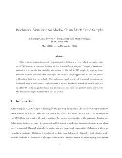 Benchmark Estimation for Markov Chain Monte Carlo