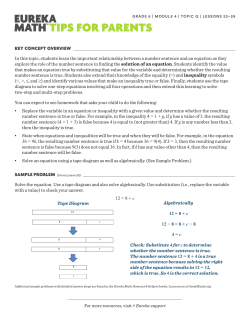 Parent Tips Lessons 23-29