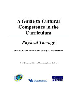 A Guide to Cultural Competence in the Curriculum