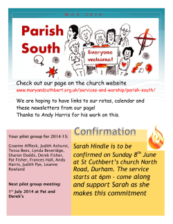 and support Sarah as she makes this commitment