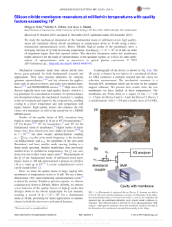 Silicon nitride membrane resonators at millikelvin temperatures with