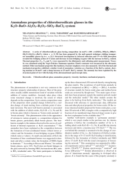 Anomalous properties of chloroborosilicate glasses in the K2O&ndash;BaO