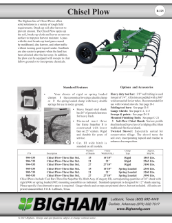 Chisel Plow