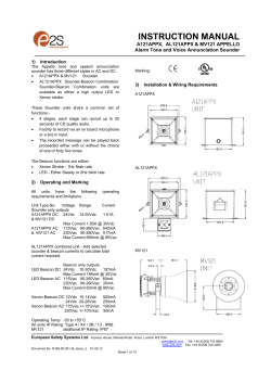 instruction manual - Electrocomponents