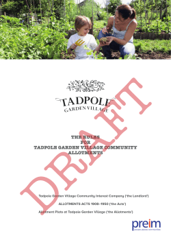 here - Tadpole Garden Village