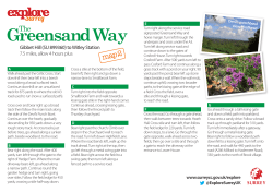 Greensand Way map two Gibbet Hill