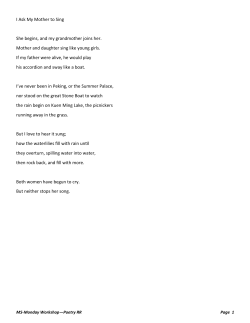 Q4-Gr6-Poetry Lesson