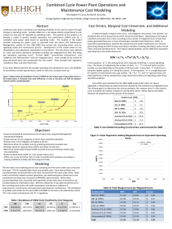 Combined Cycle Power Plant Operations and