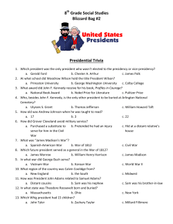 8th Grade Social Studies - Warren Local School District