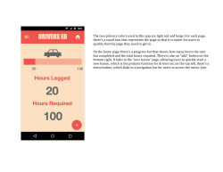 The two primary colors used in this app are light red and beige. For