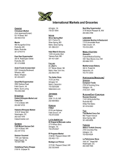 Ethnic Markets and Groceries - International Services Office