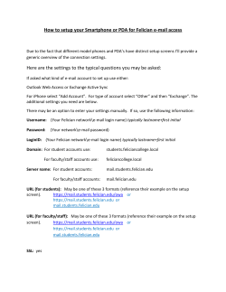 Set up email on your smartphone