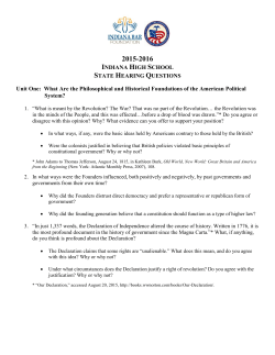 State Hearing Questions - Indiana Bar Foundation