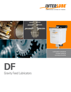 Gravity Feed Lubricators