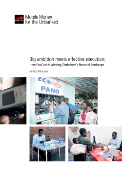 How EcoCash is altering Zimbabwe`s financial landscape