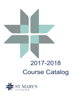 Course Catalog for 2017-2018