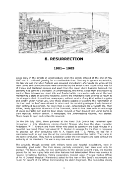 8. resurrection - The Wanderers Club
