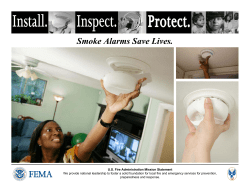 Community Presentation for the Install. Inspect. Protect. Campagin