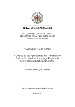 A Corpus-Based Approach to the Translation of