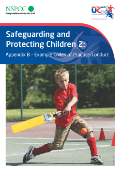 Safeguarding and Protecting Children