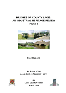Laois Bridges Survey 2007 Part I Final Report