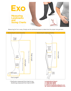 Sizing Chart - Lymphedema Depot Ltd.