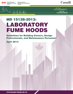 Laboratory FuMe HooDs