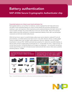 Battery authentication