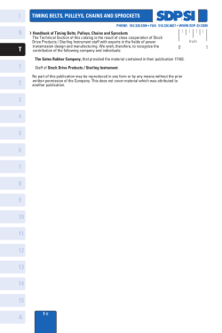 Download: Belt and Pulley Technical Data