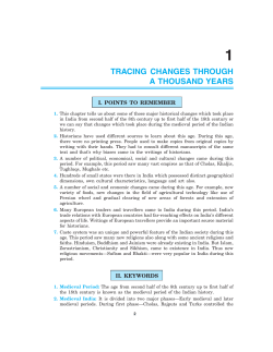 tracing changes through a thousand years