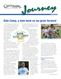 Journey - Spring 2016 - Optimal Hospice Foundation