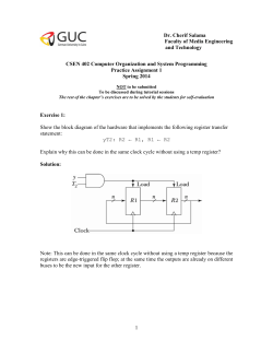 Practice Assignment 1 Solution