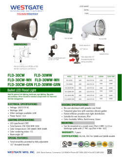 FLD-30CW-WH - Westgate Mfg.