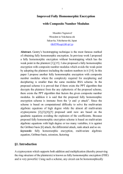 Improved Fully Homomorphic Encryption with Composite Number