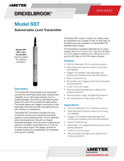 Model SST - AMETEK Drexelbrook