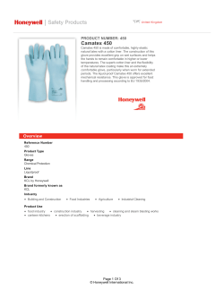 Camatex 450 - Honeywell Safety Products