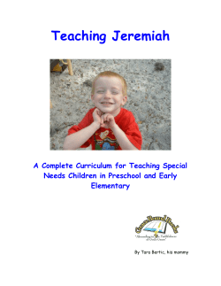 Teaching Jeremiah - Rainbow