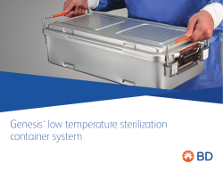 Genesis&trade; low temperature brochure