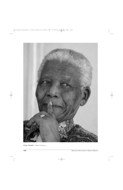 Nelson Mandela`s Inaugural Address