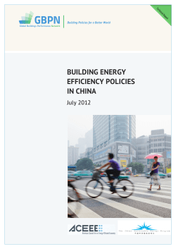 08. China Report - Global Buildings Performance Network