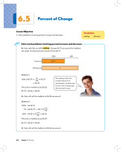 6.5 Percent of Change