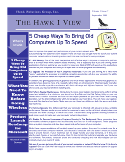 September 2005 - Hawk iSolutions Group Inc