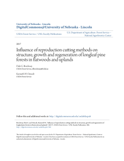 Influence of reproduction cutting methods on structure, growth and