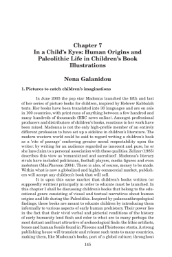 In a child`s eyes: Human origins and the Paleolithic in children`s