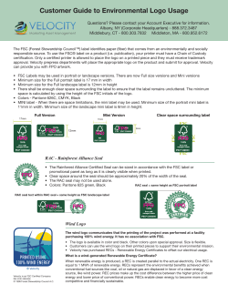 Customer Guide to Environmental Logo Usage