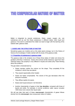 Antonio Jos&eacute; Lechuga Navarro y Sergio Palma Castro 1 Matter is