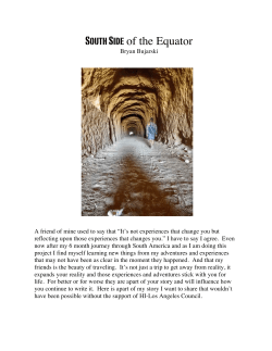 South Side of the Equator - Hostelling International USA