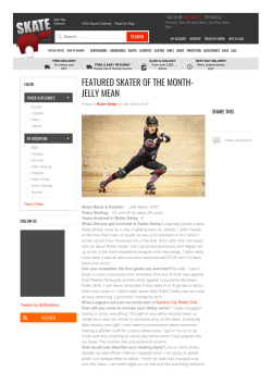 Featured Skater of the Month- Jelly Mean