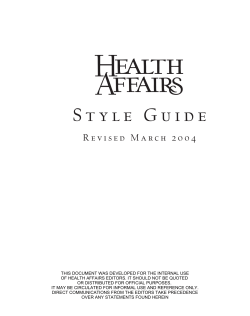 Style Guide - Copyediting-L